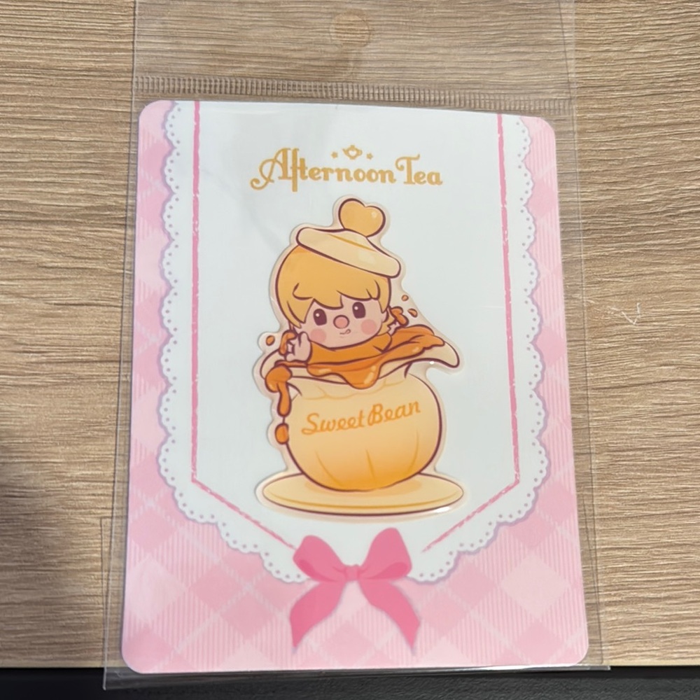 Pop mart sweet bean afternoon tea sticker